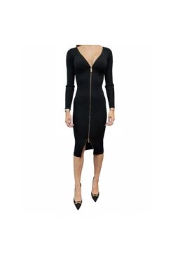 Elisabetta Franchi Casual Jurken Dress Black