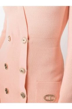 Elisabetta Franchi Casual Jurken Mini Knit Dress Pink -Elisabetta Franchi Winkel 38c8dcd80eebcacd9f8f27386f5871fb