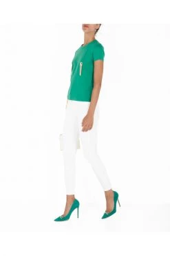 Elisabetta Franchi Skinny Jeans Trousers White