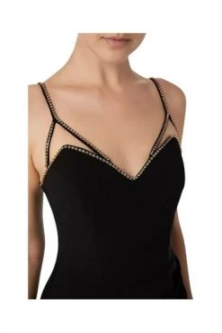 Elisabetta Franchi Casual Jurken Short Dresses Black -Elisabetta Franchi Winkel 39150a105846e7a30d0b072148abd06d