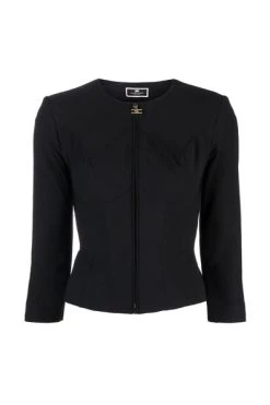 Elisabetta Franchi Business Blazers Formal Blazers Black