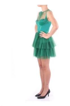 Casual Jurken Elisabetta Franchi Green -Elisabetta Franchi Winkel 3ae264cc844305a4c104aa95824314ea