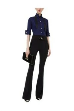 Elisabetta Franchi Pantalons Pants Black