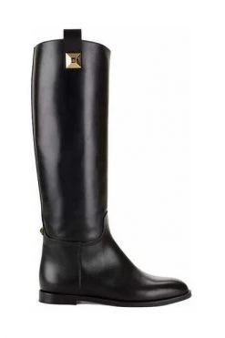 Elisabetta Franchi Snowboots Riding Boot With Gold Studded Passantino Black -Elisabetta Franchi Winkel 3b7920908baebdce06d5da0f19f57ace