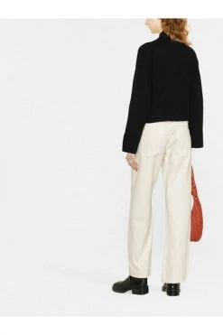 Elisabetta Franchi Coltruien Tricot Turtle-Neck Sweater Black