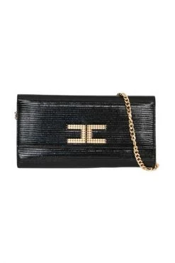 Elisabetta Franchi Clutches Black