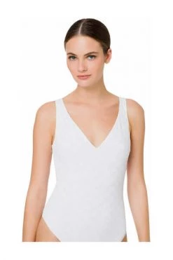 Elisabetta Franchi Badpakken Swimsuit White -Elisabetta Franchi Winkel 3d79c0ccbf63bc503702bc376c614117
