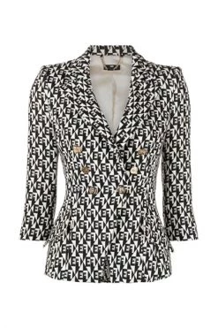 Elisabetta Franchi Blazers Black