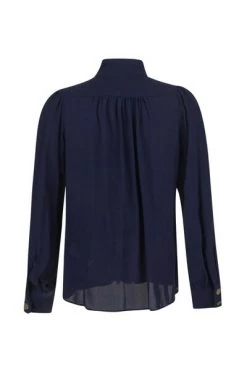 Elisabetta Franchi Blouses Lavalliére Blouse Blue