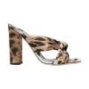 Elisabetta Franchi Sandalen Animal Mule Sandals Beige