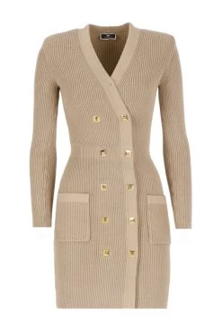 Casual Jurken Elisabetta Franchi Dresses Dove Grey Gray -Elisabetta Franchi Winkel 3e489a38b637f4fc8cfbd0103c1160aa