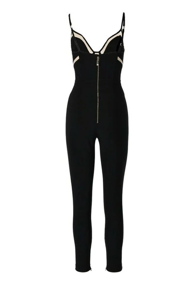 Elisabetta Franchi Jumpsuits & Tuinbroeken BUSTIER JUMPSUIT Black 2 Elisabetta Franchi Jumpsuits & Tuinbroeken BUSTIER JUMPSUIT Black - Afbeelding 2