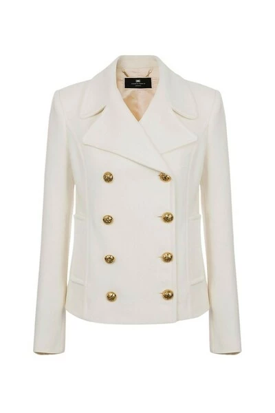 Elisabetta Franchi Blazers White 2 Elisabetta Franchi Blazers White - Afbeelding 2