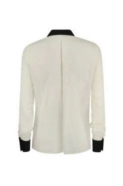 Elisabetta Franchi Longsleeve Shirts Shirts White -Elisabetta Franchi Winkel 3fb9809abad7a63f94ca87b24dc52fb8