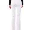 Elisabetta Franchi Wijde Broeken Trousers White