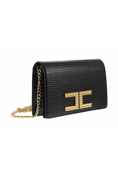 Elisabetta Franchi Schoudertassen Cross Body Bags Black 1 Elisabetta Franchi Schoudertassen Cross Body Bags Black