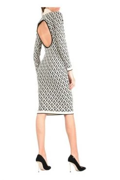 Casual Jurken ELISABETTA FRANCHI Abito Midi Black