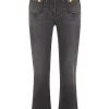 Elisabetta Franchi Flared Jeans Trousers Gray
