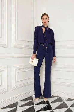 Elisabetta Franchi Longsleeve Shirts Shirts Blue -Elisabetta Franchi Winkel 40a81f09b616b9cef8c4c8d07c5db645