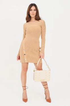 Elisabetta Franchi Casual Jurken Dress Brown -Elisabetta Franchi Winkel 40ab42454da75f6cce1e694843fbc964