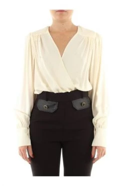 Bodies Elisabetta Franchi CB00226E2 Body Women Butter Beige