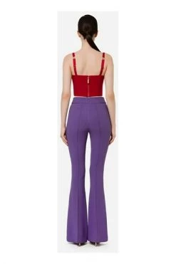 Elisabetta Franchi Sleeveless Tops Red -Elisabetta Franchi Winkel 41043f3d3b1c8503da9a57148b765411
