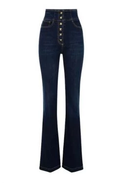 Elisabetta Franchi Skinny Jeans Slim-fit Jeans Blue