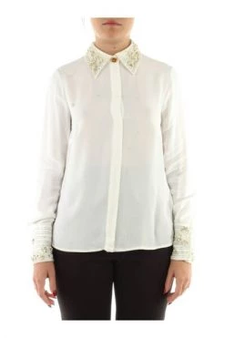 Elisabetta Franchi Longsleeve Shirts Blouses & Shirts Beige