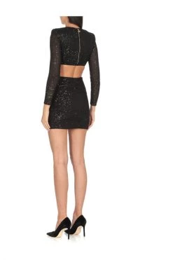 Elisabetta Franchi Feestjurken Party Dresses Black -Elisabetta Franchi Winkel 41855a674f274eee9b02375d7e0fc219