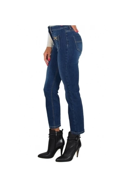 Elisabetta Franchi Cropped Jeans Blue 6 Elisabetta Franchi Cropped Jeans Blue - Afbeelding 6