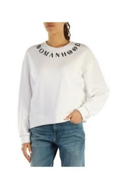 Elisabetta Franchi Hoodies & Sweatvesten HOODIES White