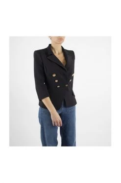 Elisabetta Franchi Blazers Jacket Black