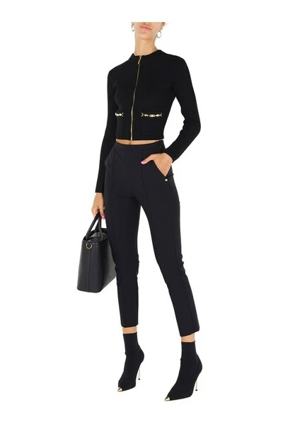 Elisabetta Franchi Vesten Cardigan MK47S26E2 Black 1 Elisabetta Franchi Vesten Cardigan MK47S26E2 Black