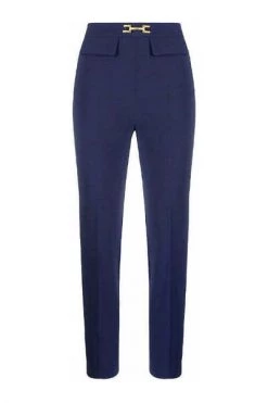 Elisabetta Franchi Pantalons TROUSERS Blue