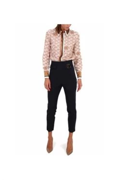 Elisabetta Franchi Chino's Trousers Black -Elisabetta Franchi Winkel 4357abfd497049d96ba9ea89853a68cc
