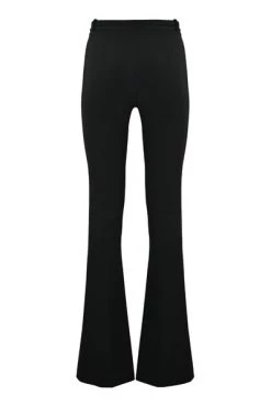 Elisabetta Franchi Wijde Broeken Wide Trousers Black -Elisabetta Franchi Winkel 43cf3b573bec18274fe71281e64f8c76