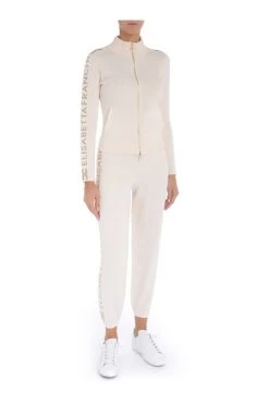 Elisabetta Franchi Sweatpants Trousers Beige -Elisabetta Franchi Winkel 44063142c9053f65b9272c40e65cb2e6