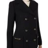 Elisabetta Franchi Trenchcoats & Mantels CAPISPALLA Donna CP00226E2-111 Black