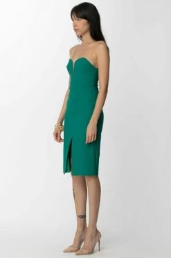 Elisabetta Franchi Casual Jurken Midi Dresses Green