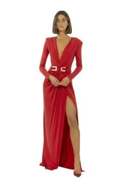 Elisabetta Franchi Feestjurken Party Dresses Red