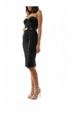 Elisabetta Franchi Casual Jurken Midi Dresses Black 11 Elisabetta Franchi Casual Jurken Midi Dresses Black -Elisabetta Franchi Winkel 452d69860c1c7619b736de67f52a5b5d