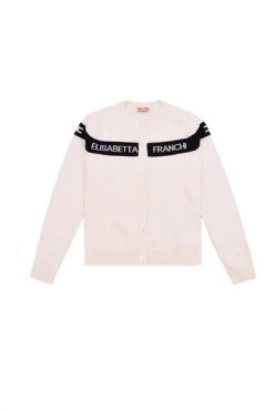 Vesten Elisabetta Franchi Sweaters White White