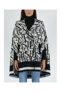 Elisabetta Franchi Poncho's Coats White 9 Elisabetta Franchi Poncho's Coats White -Elisabetta Franchi Winkel 459c92478d294c4c2c62e45f396d6d92