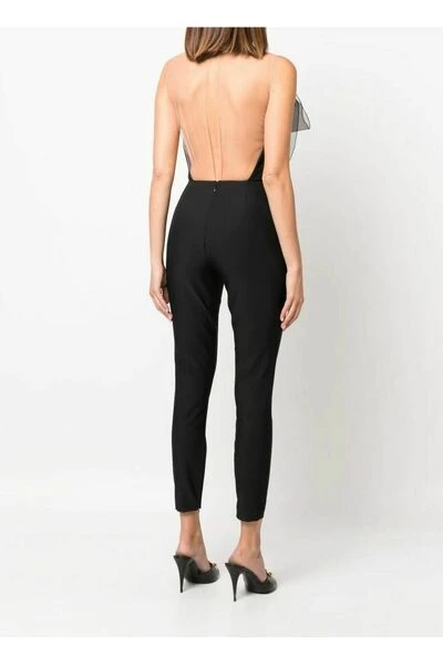Elisabetta Franchi Jumpsuits & Tuinbroeken Jumpsuits Black 4 Elisabetta Franchi Jumpsuits & Tuinbroeken Jumpsuits Black - Afbeelding 4