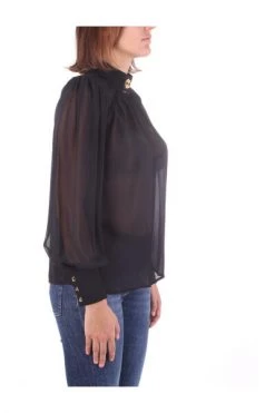 Blouses Elisabetta Franchi Shirts Black Black -Elisabetta Franchi Winkel 45ef5a6830d5c46dffc3338592ff95e3