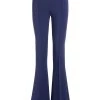 Elisabetta Franchi Wijde Broeken Trousers Blue