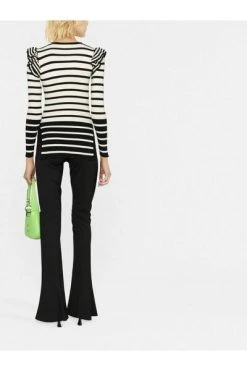 Elisabetta Franchi Sweaters Round-neck Knitwear White