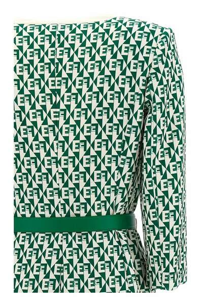 Elisabetta Franchi Casual Jurken Short Dresses Green 4 Elisabetta Franchi Casual Jurken Short Dresses Green - Afbeelding 4