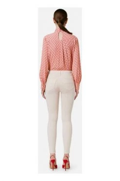 Elisabetta Franchi Skinny Jeans JEANS Beige