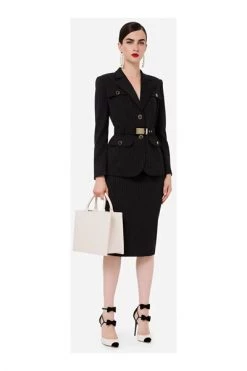 Elisabetta Franchi Kokerrokken Pencil Skirts Black -Elisabetta Franchi Winkel 46fd2e43a5602b8f744363190dd65fc6